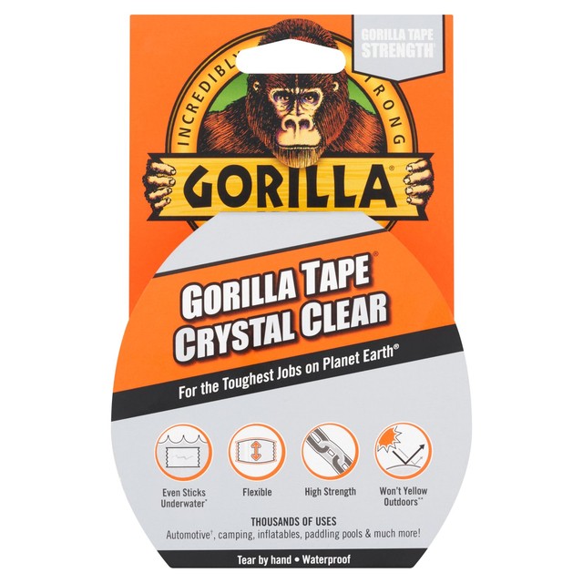 Gorilla Glue clear repair tape 8m, UK version