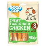 Good Boy Chewy Twists with Chicken dog treats 90g, UK version