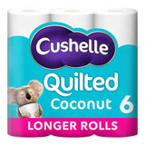 Cushelle Ultra Quilted Coconut Toilet Roll 6 Rolls