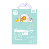 Bloomsbury Mill organic muslin squares Jungle Cubs 6 pack - British product