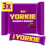 Yorkie Raisin & Biscuit Chocolate Bar Multipack 3 x 44g