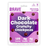 Brave Roasted Chickpeas Coated in Dark Chocolate Snack 30g