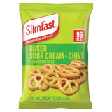 SlimFast Sour Cream & Chive Pretzel Snack Bag 23g