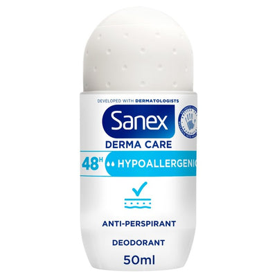 Sanex Derma Care Hypoallergenic Antiperspirant Roll-On Deodorant 50ml