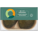 Ocado Organic Ripe & Ready Hass Avocados 2 Pack
