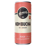 Remedy Kombucha Peach Flavoured Sparkling Drink 250ml