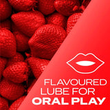 Durex strawberry flavoured edible lubricant 100ml - British product