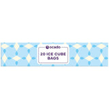 Ocado Ice Cube Storage Bags 20 count freezer packaging solution
