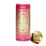 M&S Pink Passion Star Martini 25cl Ready-to-Drink Cocktail