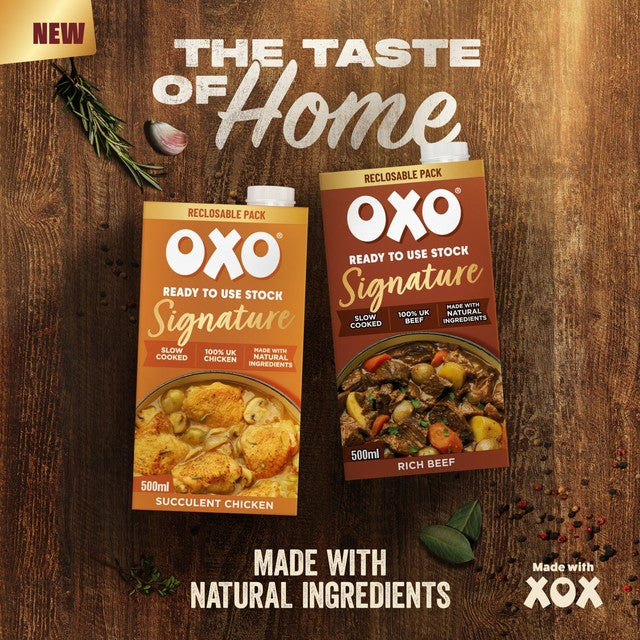 Oxo Signature Ready to Use Beef Stock 500ml, UK version