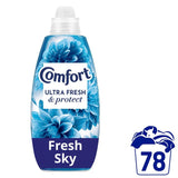 Comfort Fresh Sky fabric conditioner 78 washes - British product