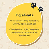 Good Boy Chewy Chicken Strips dog treats 100g, UK version