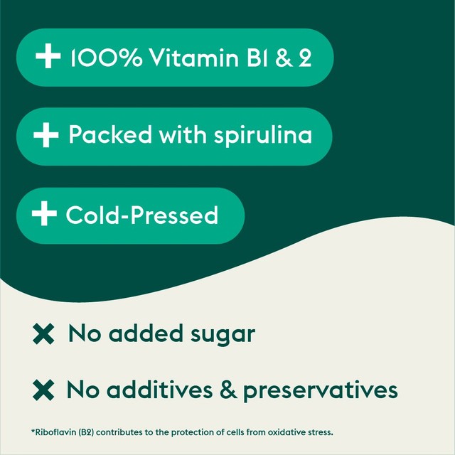 Plenish Apple & Spirulina Detox Shot 60ml, imported from the UK
