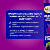 Haliborange Vitamin C Blackcurrant Effervescent Tablets 20 tablets, UK version