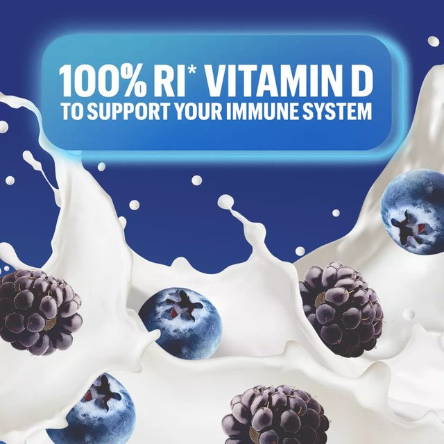 Actimel Triple Action blackberry and blueberry yoghurt drink 8 x 100g - British product