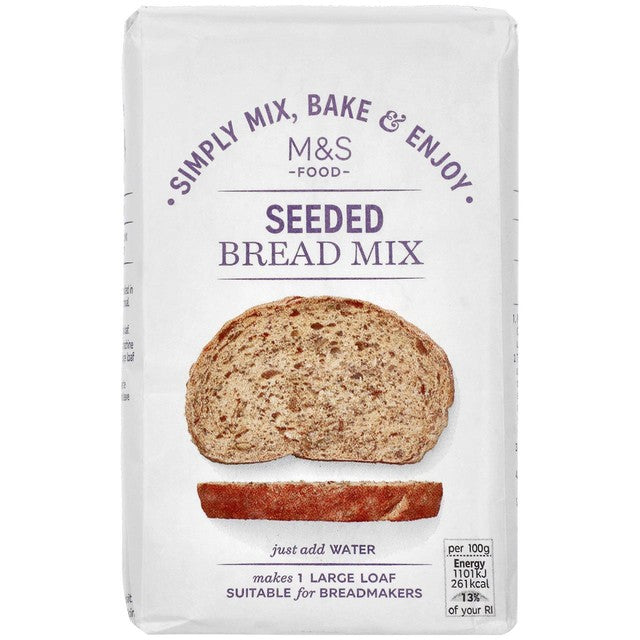 M&S seeded bread mix 500g, imported from the UK