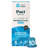 Pact Bourbon Cream Decaf coffee pods 10s, imported from the UK