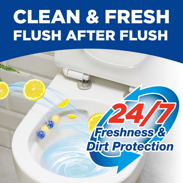 Bloo lemon toilet rim blocks 2 x 50g - British product