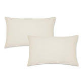 Catherine Lansfield Plain Dye Polycotton Housewife Pillowcase Pair Cream 50x75cm