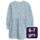 M&S ditsy floral navy dress 6-7 years, imported from the UK