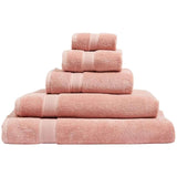 M&S face towels in dusty pink, imported from the UK