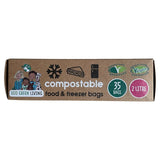 Eco Green Living Certified Compostable Freezer Bags 2L - British product