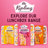 Mr Kipling banana cake slices 4 pack, imported from the UK
