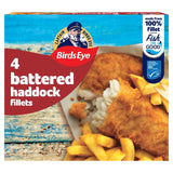 Birds Eye MSC battered haddock fillets 400g - British product