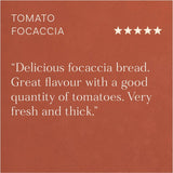 Pasta Evangelists tomato rosemary focaccia 180g, imported from the UK