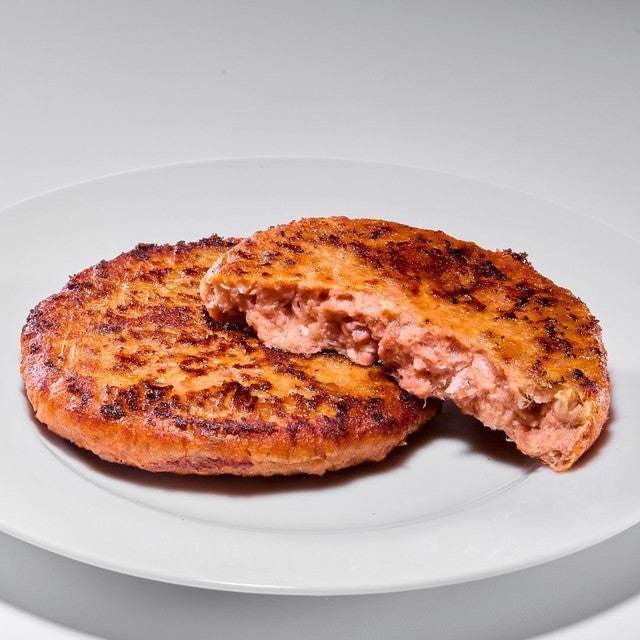 Moving Mountains Plant-Based Sausage Burger 227g, imported from the UK