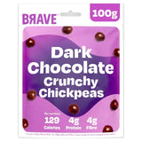 Brave Roasted Chickpeas Dark Chocolate Sharing Snack 100g