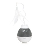 Catit Pixi Spinner White & Grey Electronic Interactive Cat Toy