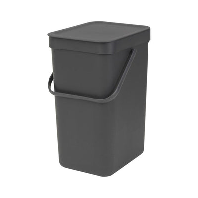 Brabantia Sort & Go Grey Recycle Bin 12L