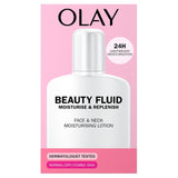 Olay Beauty Fluid Face, Neck and Body Moisturiser 200ml
