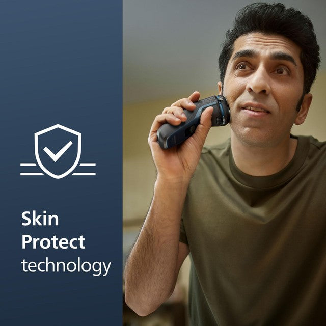 Philips Wet & Dry Electric Shaver Series 3000, imported from the UK