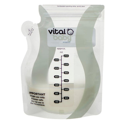 Vital Baby Easy Pour Breast Milk Storage Bags 30 Pack