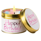 Lily Flame Happy Birthday Tin Scented Candle 230g