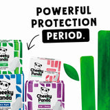The Cheeky Panda bamboo period pads light 240mm 15 pack (British brand)