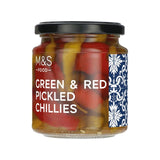 M&S Red and Green Pickled Chillies 260g