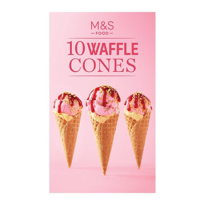 M&S 10 Cornets Gaufrettes Style Continental 120g