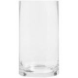 M&S Large Cylinder Clear Glass Flower Vase