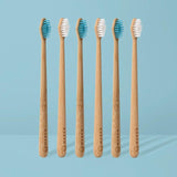 Waken bamboo toothbrush blue (British brand)