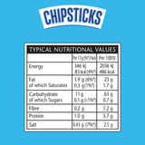 Smiths Chipsticks Salt & Vinegar 6 x 17g - British product