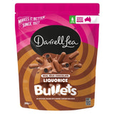 Darrell Lea milk chocolate liquorice bullets 204g - British product