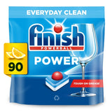 Finish Power All-in-One Dishwasher Tablets Lemon Scent 90 Tablets