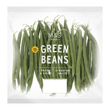 Packaged M&S Select Farms fresh green beans 350g, UK version