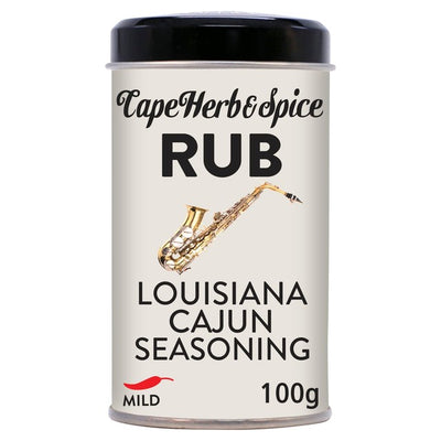 Cape Herb & Spice Louisiana Cajun Seasoning Rub 100g