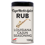Cape Herb & Spice Louisiana Cajun Seasoning Rub 100g - British product