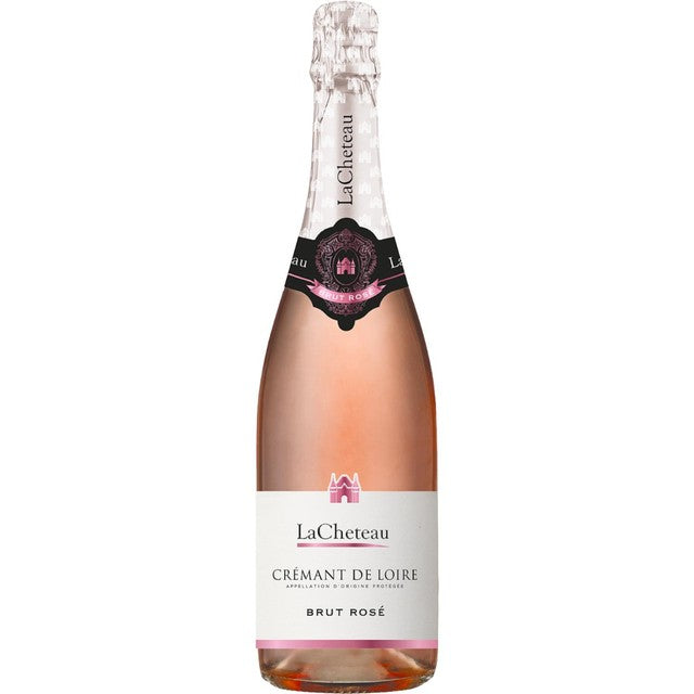 Lacheteau Cremant de Loire Rosé wine 75cl, UK version
