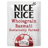 Nice Rice Wholegrain Basmati microwave rice 250g, imported from the UK